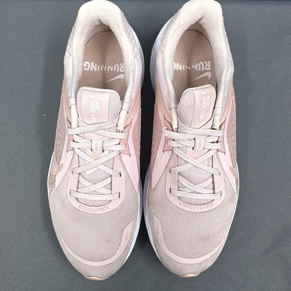 Nike Shoes 9 Quest 5 Running Barely Rose Pink Sporty Athletic Gym Athleisure PE - Picture 6 of 16